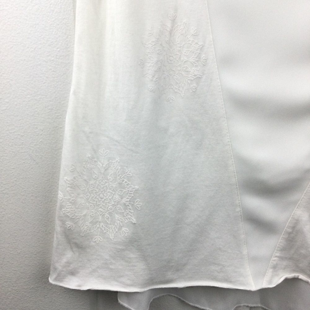 ‎Desigual Cream Triangular Panel Tank - S - Picture 7 of 16
